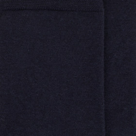 Chaussettes homme Sensation en laine mérinos & Coton égyptien - Bleu marine | Doré Doré