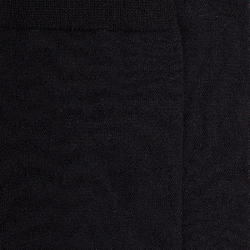 Chaussettes noires Dore Dore en laine mérinos et coton égyptien