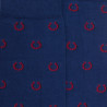 Chaussettes homme en coton à motif fer à cheval - Bleu Voilier | Doré Doré