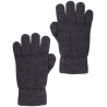 Gants unisexe en laine et cachemire - Gris anthracite