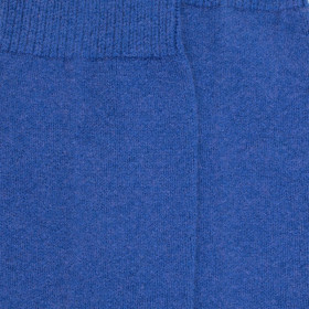 Chaussettes femme en laine et cachemire - Bleu France | Doré Doré