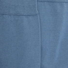 Chaussettes femme en laine et coton  - Bleu Macadam | Doré Doré