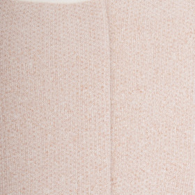 Chaussettes femme en laine et angora sans bord élastique effet brillant - Blanc & écru | Doré Doré