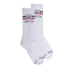 Chaussettes de sport en coton éponge pour femmes - Blanc | Doré Doré