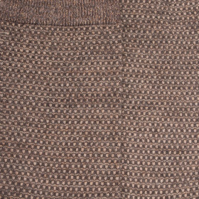 Chaussettes femme laine avec micro pois effet brillant - Brun loutre | Doré Doré