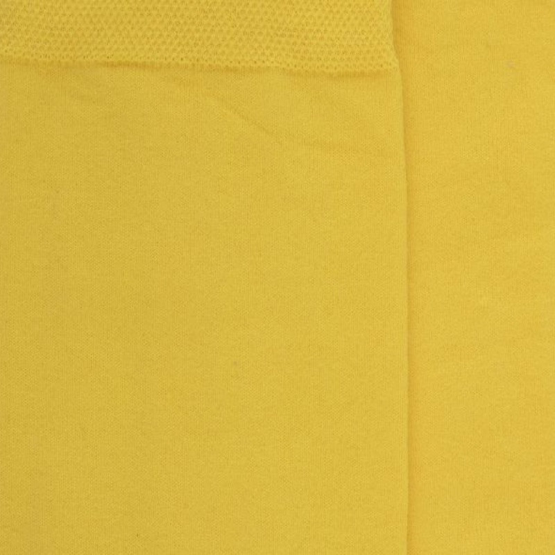 Chaussettes femme Soft Coton à bord souple - Jaune | Doré Doré