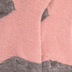 Chaussettes enfant en laine polaire - Rose Praline | Doré Doré