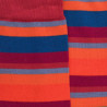 Chaussettes homme à rayures en fil d'Écosse - Rouget & Blue Orage | Doré Doré