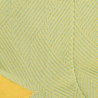 Chaussettes femmes texturées en fil d'écosse - Vert et jaune | Doré Doré