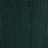 Chaussettes femme à côtes en fil d'Écosse - Vert thym | Doré Doré