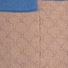 Chaussettes femme en laine ajouré - Beige Sable | Doré Doré