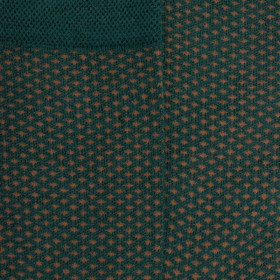 Chaussettes enfant en laine à motif micro treillis - Gris-vert Fer | Doré Doré