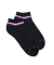 Socquettes sportifs en coton éponge pour hommes - Bleu marine foncé