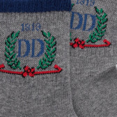 Socquettes en coton éponge sport DD 1819 pour enfants - Gris Rocheux | Doré Doré