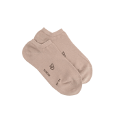 Socquettes femme Eureka en coton égyptien - Beige corde | Doré Doré