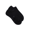 Socquettes femme Eureka en coton égyptien - Noir