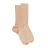 Chaussettes sans bord élastique en coton égyptien - Spécial jambes sensibles - Corde