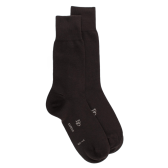 Chaussettes homme Eureka en coton égyptien - Marron | Doré Doré