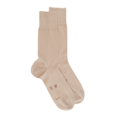 Chaussettes homme Light en fil d'écosse et Polyamide - Beige | Doré Doré