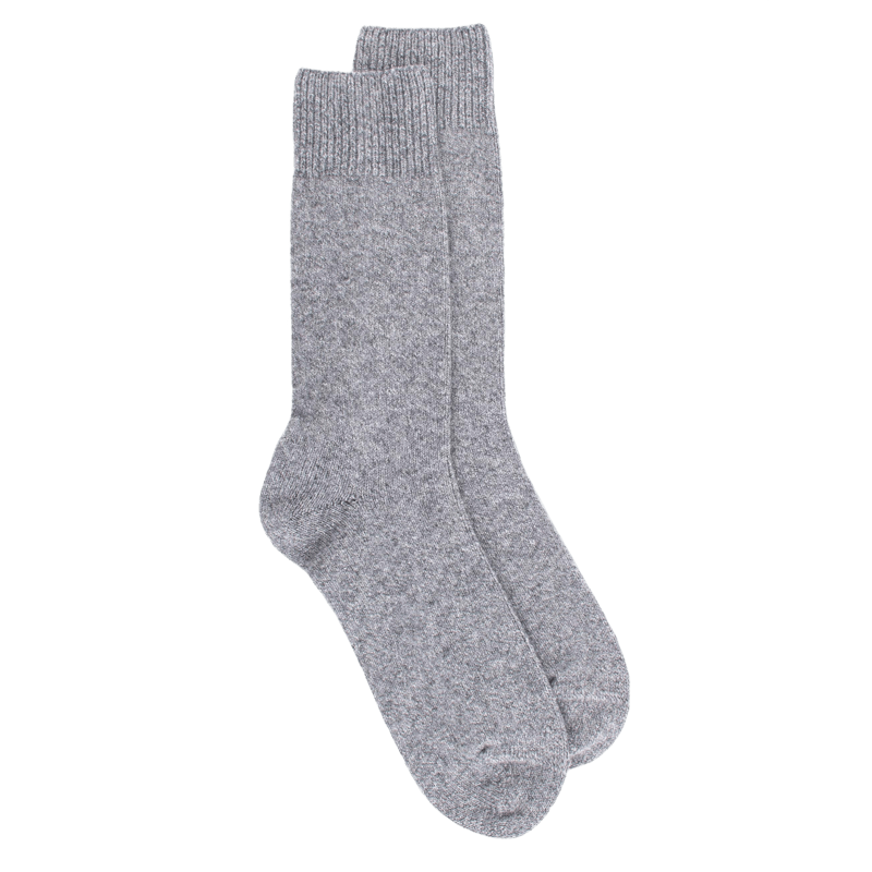 Chaussettes homme en laine et cachemire - Gris | Doré Doré