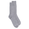 Chaussettes homme en laine et cachemire - Gris