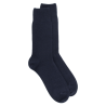 Chaussettes homme en laine et cachemire - Bleu marine foncé