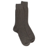Chaussettes homme en laine et cachemire - Kaki foncé
