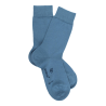 Chaussettes femme en laine et coton  - Bleu Macadam | Doré Doré