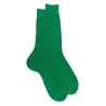Chaussettes homme luxe en pur fil d'écosse extra fin - Vert | Doré Doré