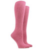 Chaussettes hautes femme Douceur en laine et cachemire - Rose