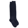 Mi-bas femme Douceur en laine et cachemire - Bleu marine