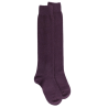 Mi-bas femme Douceur en laine et cachemire - Violet mûrier