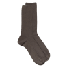 Chaussettes homme spéciales jambes sensibles sans bord élastique en laine - Vert sapin foncé